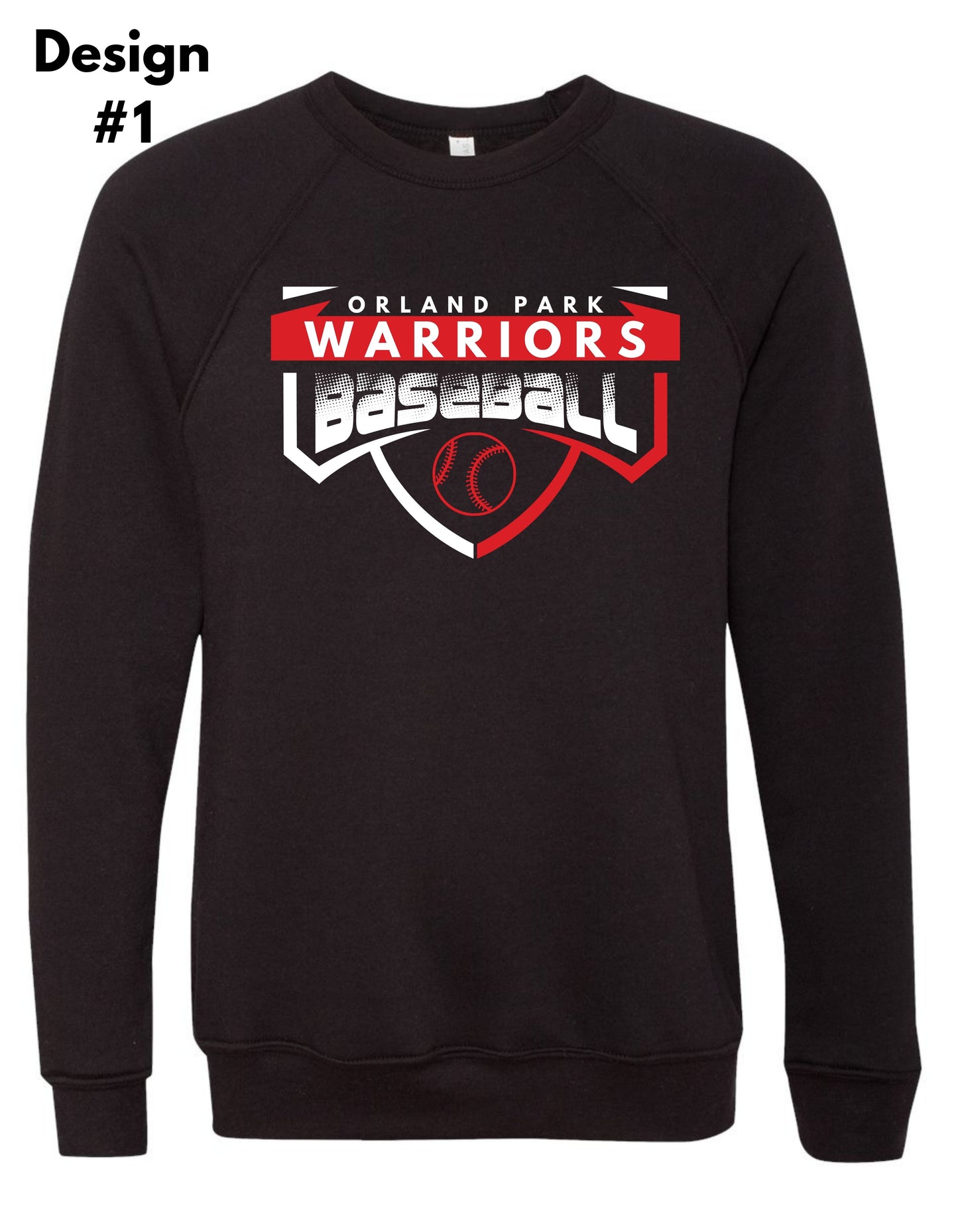 Warriors Bella Canvas Crewneck Sweatshirt (4 Designs)