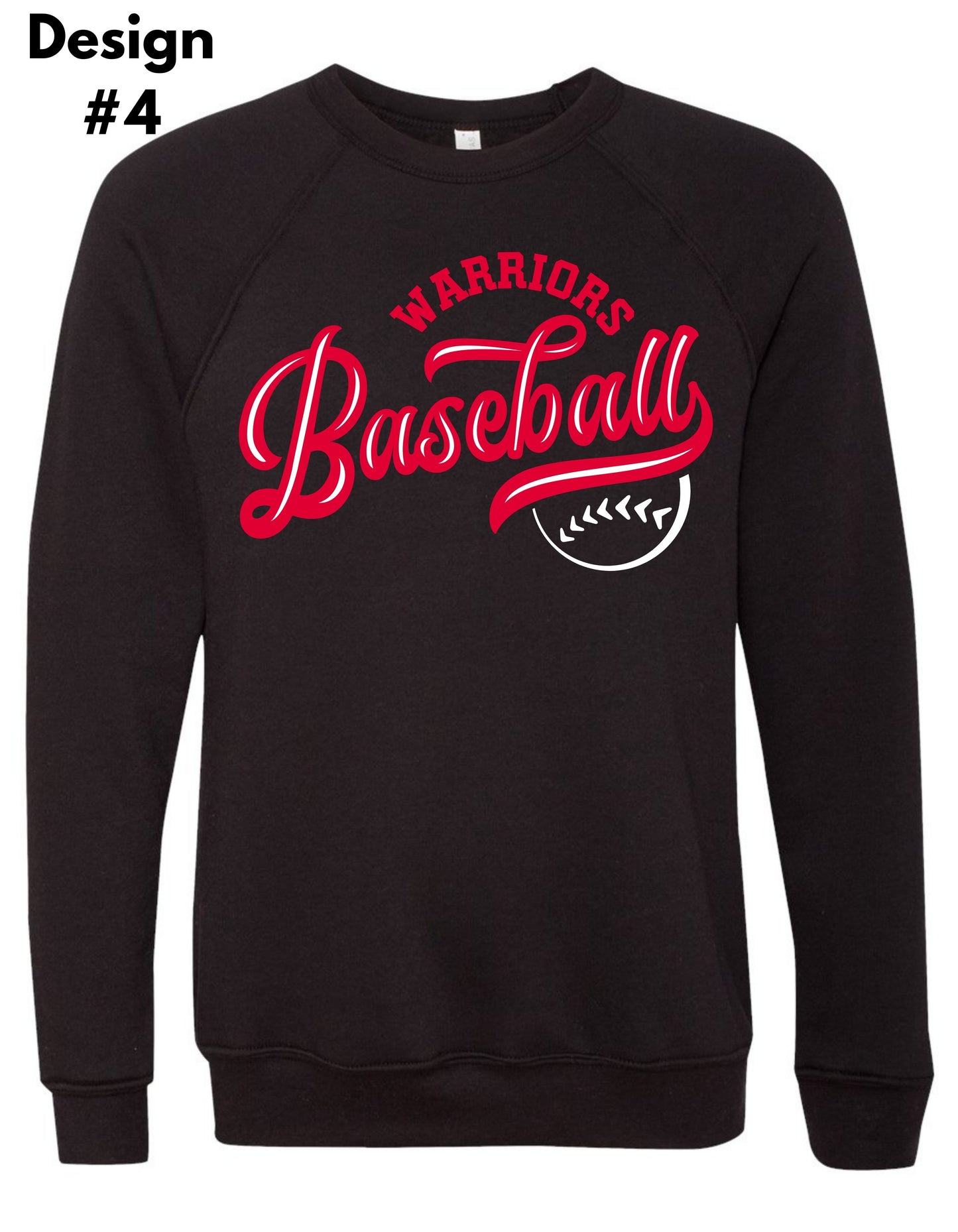 Warriors Bella Canvas Crewneck Sweatshirt (4 Designs)
