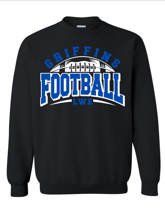 LWE Football Design #2 Crewneck Sweatshirt