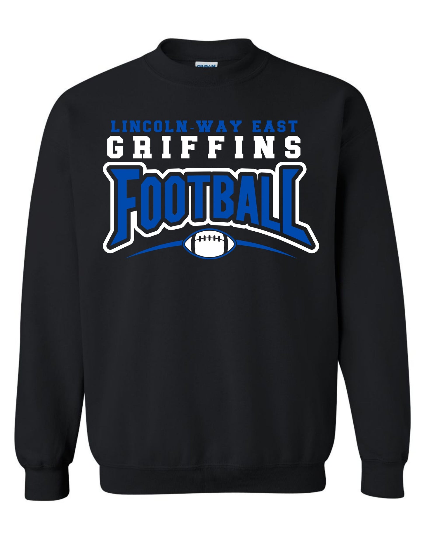 LWE Football Design #3 Crewneck Sweatshirt