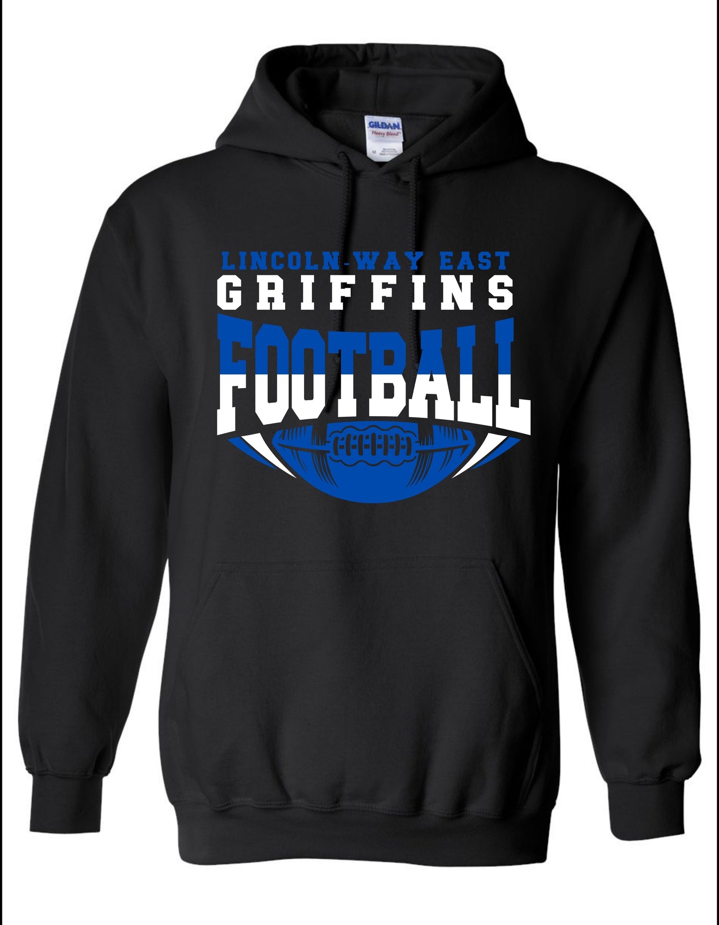 LWE Football Design #1 Hooded Sweatshirt