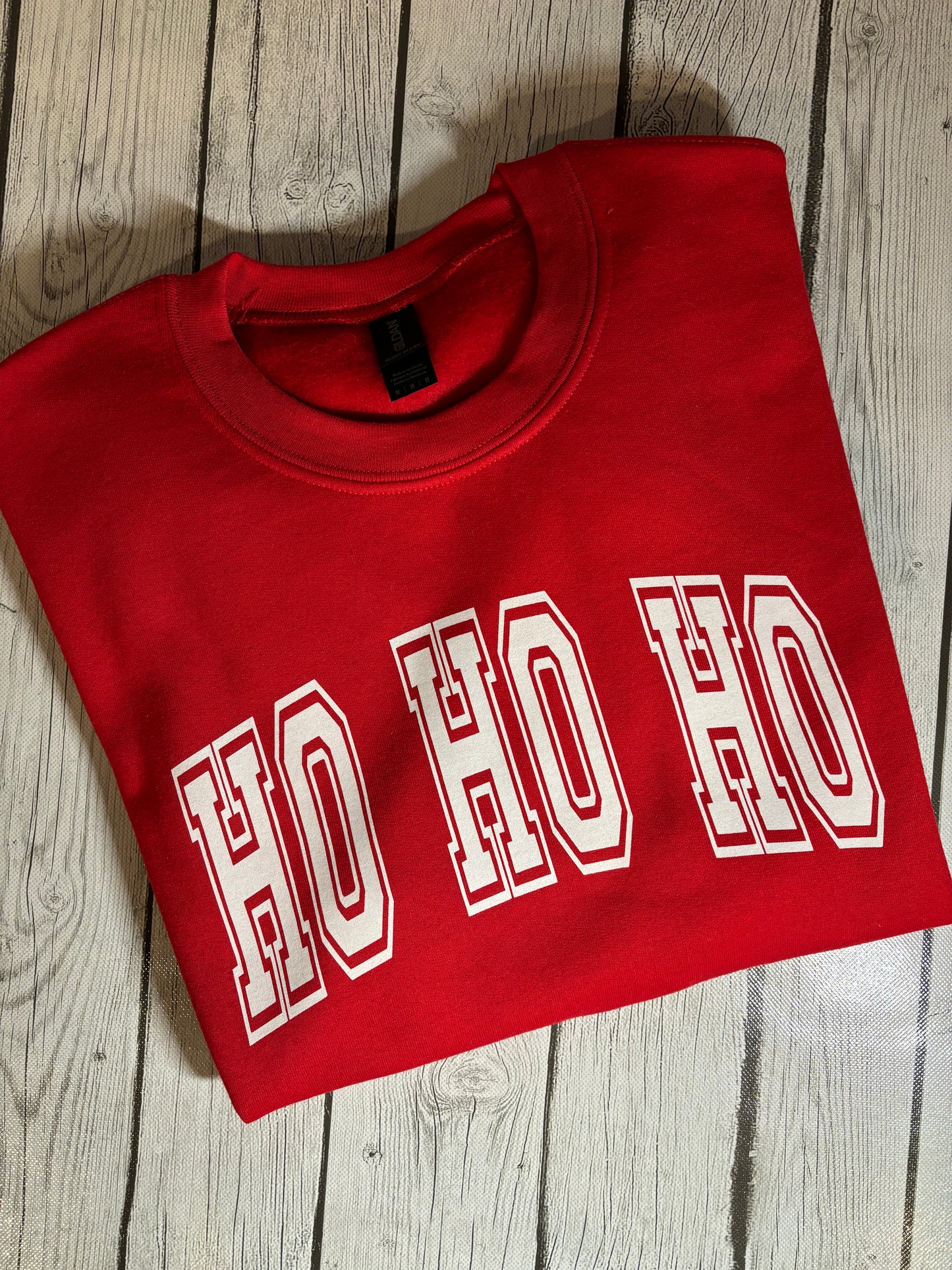 HO HO HO red sweatshirt